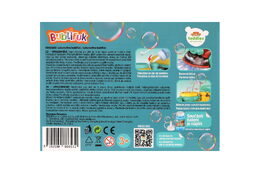 Lokomotiva bublifuk + náplň plast 18cm na baterie se zvukem se světlem v krabičce 19x14x11,5cm