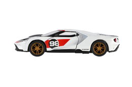 Auto Kinsmart Ford GT 1:38 kov/plast 12,5cm 3 barvy na zpětné natažení 12ks v boxu
