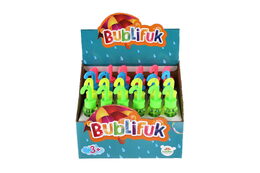 Bublifuk deštník plast 14cm 4 barvy 24ks v boxu