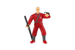 Figurka ninja plast 10cm s doplňky mix druhů na kartě 15,5x25,5x4cm