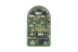 Pinball hra kuličková cvrnkací hlavolam plast 4 barvy v krabičce 14x25cm