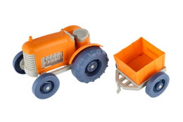 Traktor s vlekem plast 31cm na volný chod