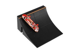 Skateboard prstový šroubovací s rampou plast různé druhy na kartě 20x29x7cm