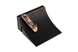 Skateboard prstový šroubovací s rampou plast různé druhy na kartě 20x29x7cm