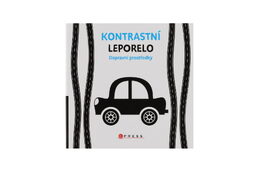 Knížka Kontrastní leporelo Dopravní prostředky 15,5x15cm 0m+