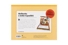 Knížka Sněhurka a sedm trpaslíků unikátní prostorové pohádky CZ text 26,5x20,5cm