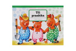 Knížka Tři prasátka unikátní prostorové pohádky CZ text 26,5x20,5cm