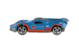 Auto sportovní 6ks kov/plast 8cm na volný chod v krabičce 10,5x27,5x4cm