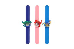 Hodinky dětské samonavíjecí dinosaurus silikon 22cm 3 druhy na kartě