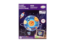 Kreativní sada diamantové malování Vesmír s nalepovacími diamanty v krabici 21x27x3cm, 1413 dílků