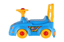 Odrážedlo auto plast 25x57x36cm 2 barvy v sáčku od 12 do 35 měsíců