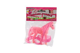 Jednorožec kůň fliška česací s hřebenem 14cm v sáčku