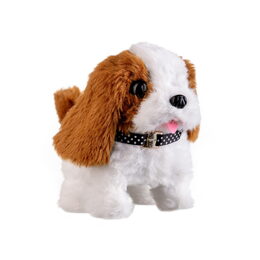 Pes Max 15x12cm na baterie se zvukem s pohybem v krabici 13x19x18cm