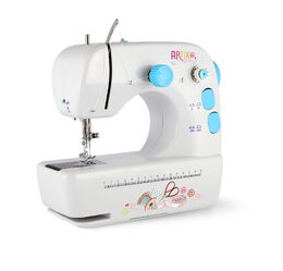 Šicí stroj plast/kov 25cm na baterie se světlem se zvukem v krabici 30x26x13cm