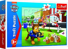 Puzzle Tlapková patrola/Paw patrol 27x20cm 30 dílků v krabičce 21x14x4cm