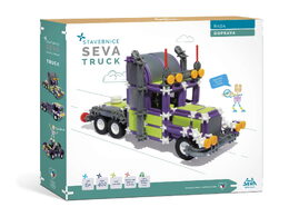Stavebnice SEVA DOPRAVA Truck plast 402 dílků v krabici 35x33x5cm