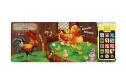 Zvuková knížka Moje zvírátka z farmy s mobilem na baterie 22x14cm CZ text