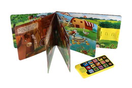 Zvuková knížka Moje zvírátka z farmy s mobilem na baterie 22x14cm CZ text