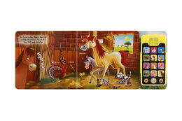 Zvuková knížka Moje zvírátka z farmy s mobilem na baterie 22x14cm CZ text