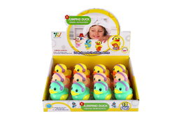 Kačenka na natažení na klíček plast 9cm 3 barvy 12ks v boxu