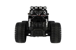 Auto RC Off-Road vypouštějící páru plast 26cm 27MHz dobíjecí pack+baterie se světlem červené v krab.