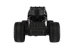 Auto RC Off-Road vypouštějící páru plast 26cm 27MHz dobíjecí pack+baterie se světlem červené v krab.