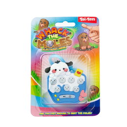 Hra postřehová/paměťová zvířátko plast na baterie se světlem se zvukem mix druhů na kartě 11x16cm