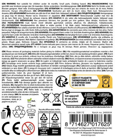 Hra postřehová/paměťová zvířátko plast na baterie se světlem se zvukem mix druhů na kartě 11x16cm