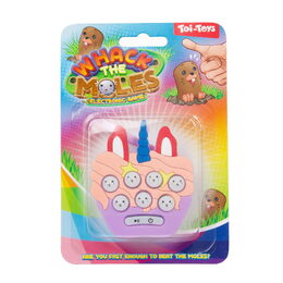 Hra postřehová/paměťová zvířátko plast na baterie se světlem se zvukem mix druhů na kartě 11x16cm