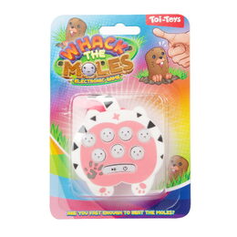 Hra postřehová/paměťová zvířátko plast na baterie se světlem se zvukem mix druhů na kartě 11x16cm