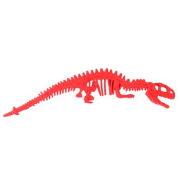 Náramek dinosaurus natahovací mačkací silikon 22cm 4 barvy 24ks v boxu