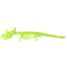 Náramek dinosaurus natahovací mačkací silikon 22cm 4 barvy 24ks v boxu