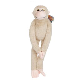 Opice plyš 55cm se suchým zipem 3 barvy 24m+