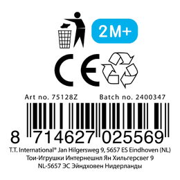 Opice plyš 55cm se suchým zipem 3 barvy 24m+