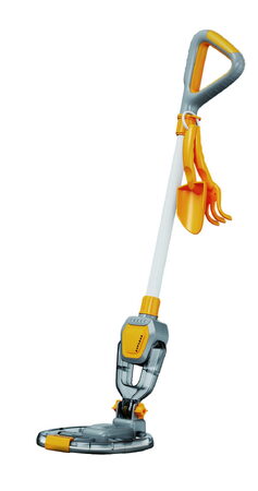 Detektor kovů/hledačka pokladů plast 65cm na baterie se světlem se zvukem v krabici 23x33x7cm