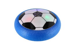 Air Disk fotbalový míč vznášející se plast 14cm na baterie se světlem v krabičce 20x20cm