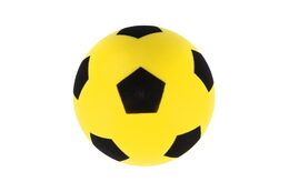Míč pěnový fotbalový 21cm 2 barvy v síťce