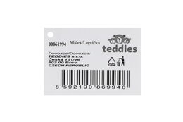 Míč pěnový fotbalový 21cm 2 barvy v síťce