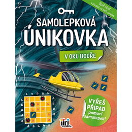 Samolepková únikovka V oku bouře 20x26cm CZ verze