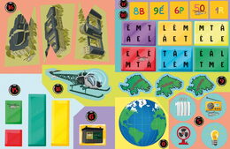 Samolepková únikovka V oku bouře 20x26cm CZ verze