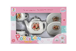Čajová sada nádobí porcelán v krabičce 18x11,5x3,5cm