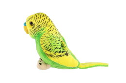 Andulka zelená plyš 19cm 0m+