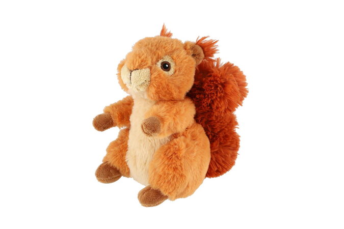 Veverka obecná plyš 19cm 0m+