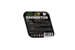 Badminton sada dětská kov/plast 2 pálky + 1 košíček 2 barvy v síťce 23x45x6cm