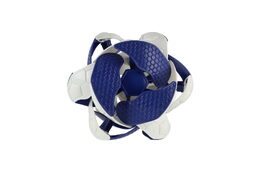 Míček měnící barvu po vyhození vzhůru plast 8cm 3 barvy 12ks v boxu