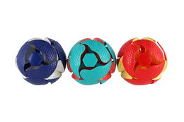 Míček měnící barvu po vyhození vzhůru plast 8cm 3 barvy 12ks v boxu