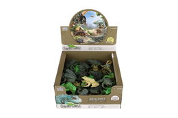 Žába plast 7x7cm mix druhů 36ks v boxu