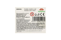 Kuřátko Zmáčkni a jeď plast 7x8cm na setrvačník 4 barvy 16 ks v boxu