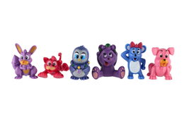 Zvířátko figurka plast mix druhů v sáčku 10x12cm 18ks v boxu