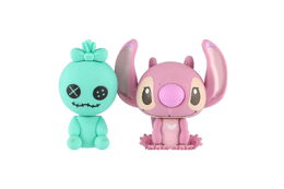 Lilo and Stitch 3D figurky puzzle 2ks guma mix druhů v plastové krabičce 12ks v boxu